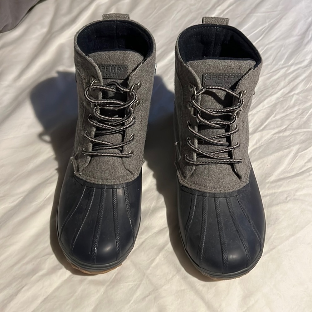 Sperry top siders boys/early teen saltwater duck boot
